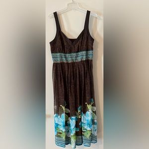 Size 14 brown Midnight Velvet dress